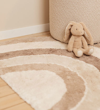 Little Dutch Tapijt - 80x130 cm - Natural Regenboog