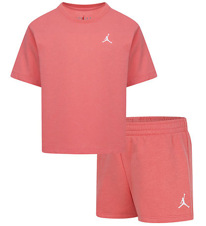 Jordan Shortsit - Shortsit/T-paita - Vaaleanpunainen Suola