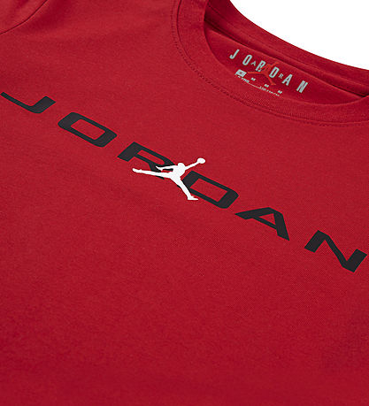 Jordan Shortsit - Shortsit/T-paita - Musta/Punainen