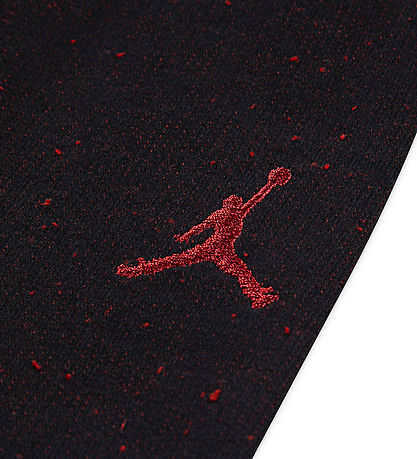 Jordan Set - Joggingbroek/Romper L/æ - Zwart/Rood
