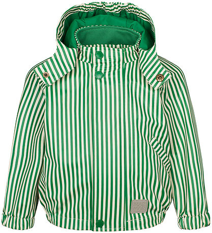 MarMar Regnföt M. axlaböndum - PU - Oddy - Green Rönd