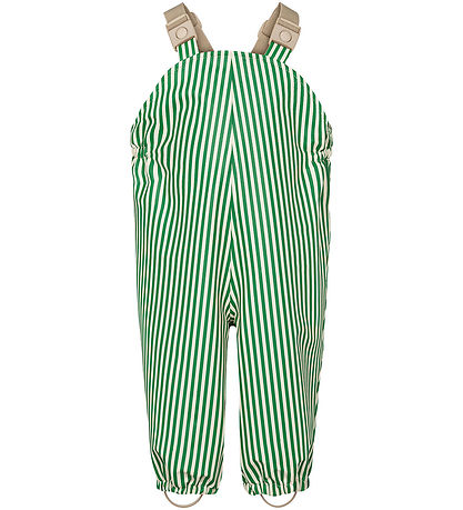 MarMar Regnföt M. axlaböndum - PU - Oddy - Green Rönd