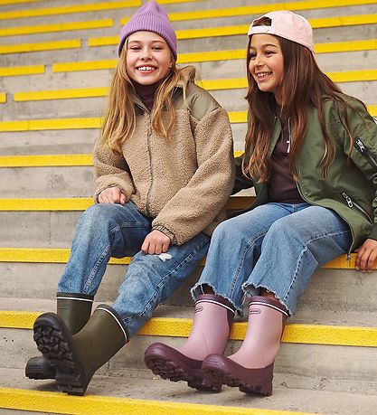 Bottes en Caoutchouc Viking - Storm - Vert-chasse/Burnt Orange