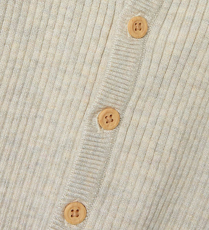 Name It Cardigan - Knitted - Rib - NbnObi - Peyote Melange