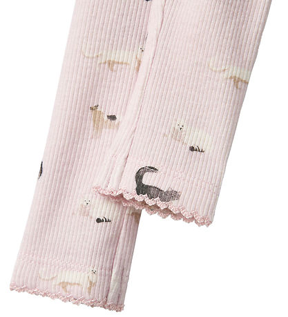 Name It Leggings - Rib - NbfBrigit - Light Lilac M. Kettir
