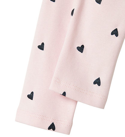 Name It Leggings - NbfDheart - Ballerina w. Hearts