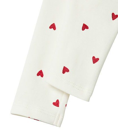 Name It Leggings - NbfDheart - Cloud Dansari M. Hjörtu