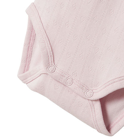 Name It Bodysuit L/æ - NbfDagnes - Light Lilac w. Pointelle
