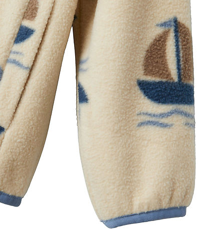 Name It Fleecejacke - NmmMeeko - Fog m. Boote
