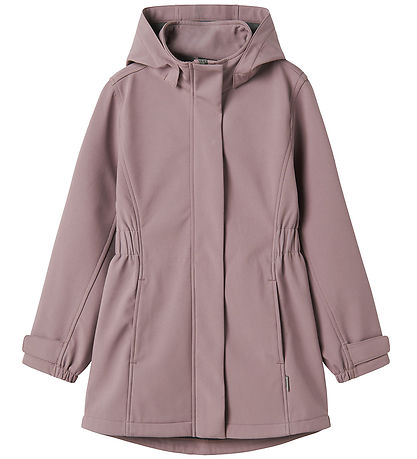Name It Softshell Jacket w. Fleece - NkfAlfa08 - Elderberry