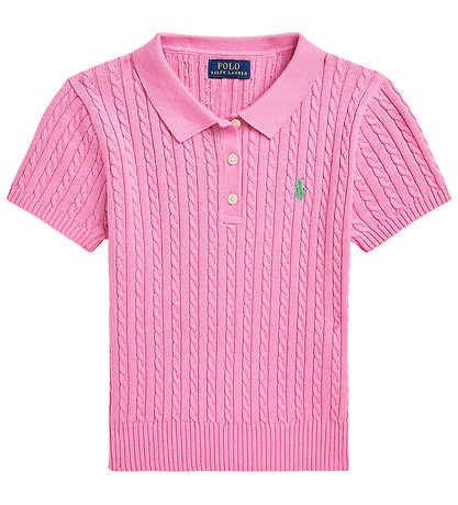 Polo Ralph Lauren Stuttermabolur - Prjónað - Bleikt