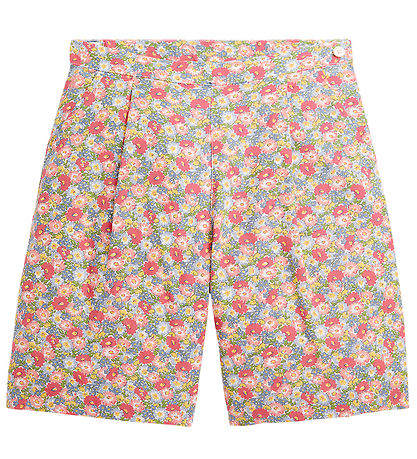 Polo Ralph Lauren Shorts - Linen - Multicolour w. Flowers
