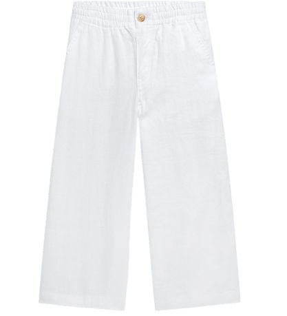 Polo Ralph Lauren Hosen - Leinen - Weites Bein - Weiß
