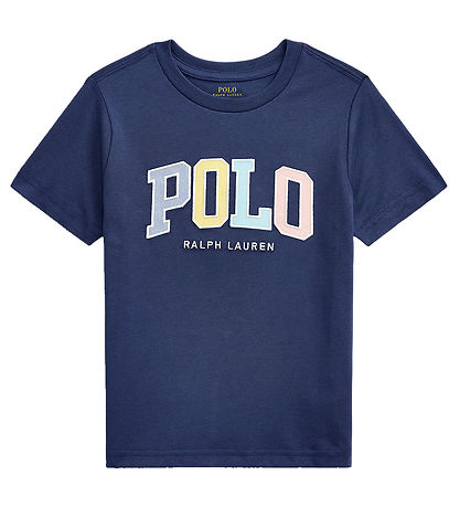 Polo Ralph Lauren Stuttermabolur - Dökkblátt M. Polo