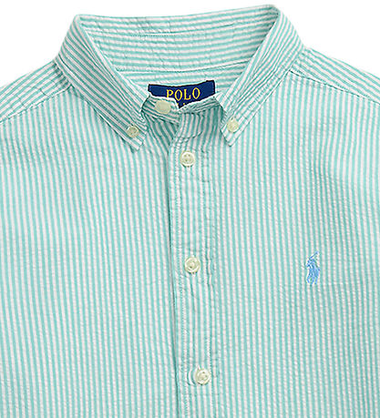 Polo Ralph Lauren Shirt - Green/White Striped