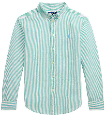 Polo Ralph Lauren Shirt - Green/White Striped