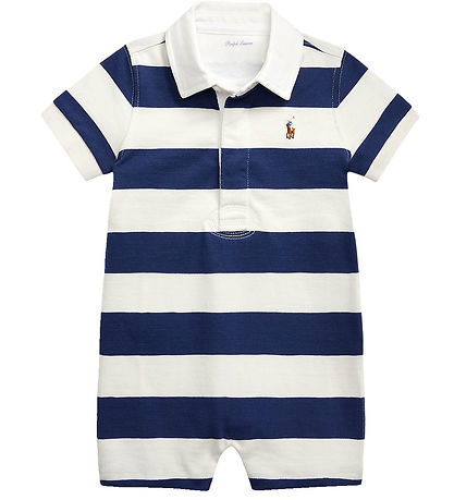 Polo Ralph Lauren Summer Romper - Rugby - Navy/White