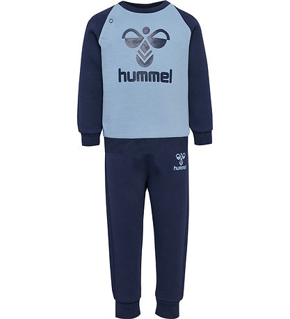 Hummel Sweat Set - hmlHumming - Black Iris/Faded Denim