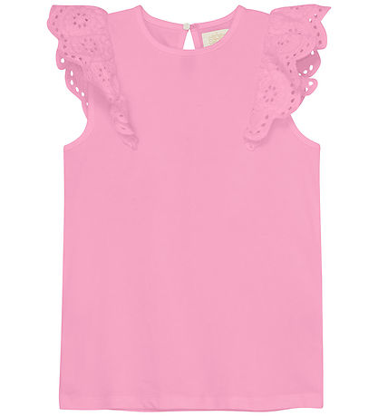 Creamie Top - Lace - Rosebloom w. Pointelle