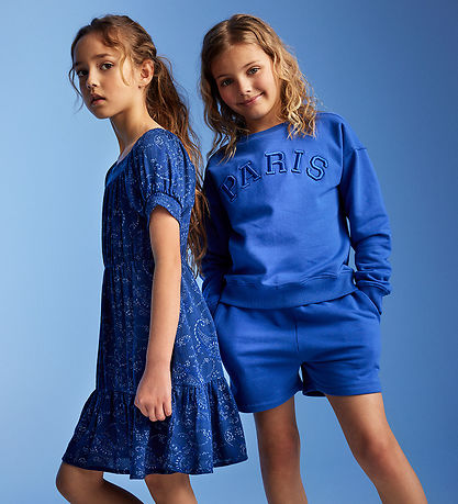 Creamie Sweatshirt - Dazzling Blue w. Print