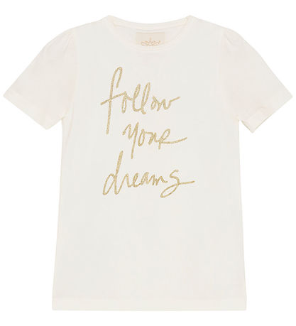 Creamie T-shirt - Cloud w. Glitter print