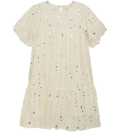 Creamie Dress - Tulle - Sequins - Buttercream