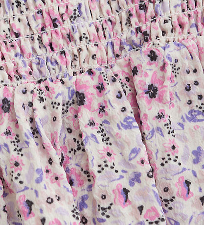 Creamie Kleid - Buttercreme m. Blumen