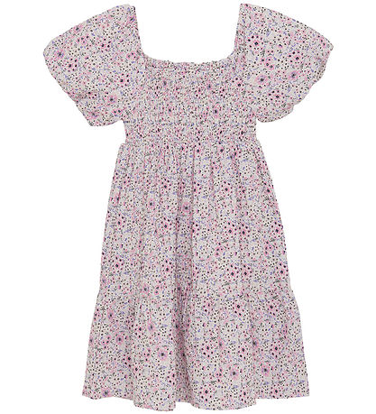 Creamie Kleid - Buttercreme m. Blumen