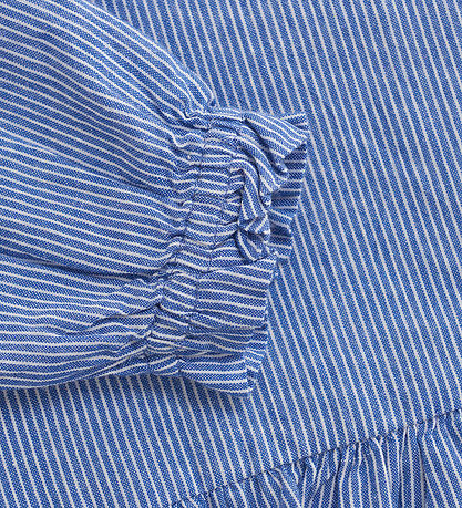 Creamie Tröja - Vävd Stripe - Bländande Blue