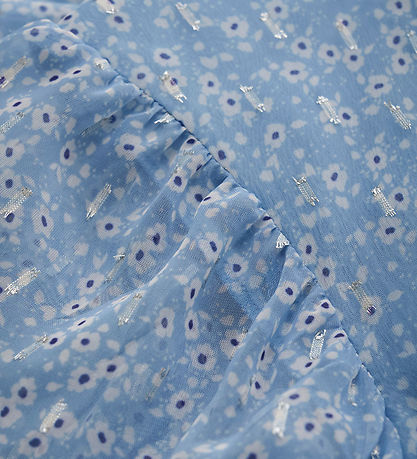 Creamie Kjóll - Flower Lurex - Að eilífu Blue