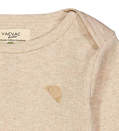 VACVAC Samfella L/æ - Rib - Carlet - Light Latte melange