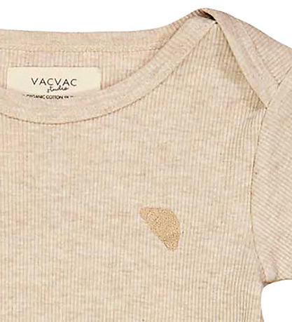 VACVAC Samfella k/æ - Rib - Carlet - Light Latte melange