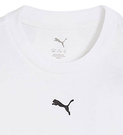 Puma Stuttermabolur - Ace Boxy - White