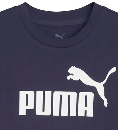 Puma Stuttermabolur - Nei. 1 Lógó - Nýtt Dökkblátt