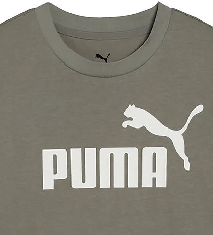 Puma Stuttermabolur - Ás nr. 1 Lógó - Algjörlega Taupe