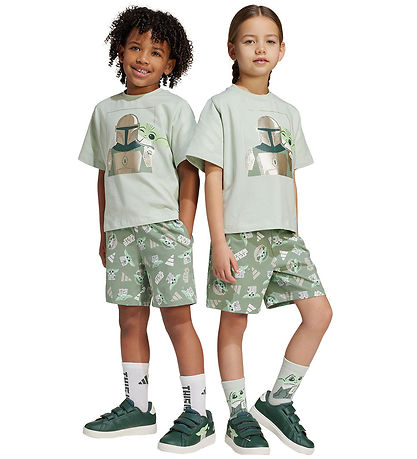 adidas Performance Shorts Set - LK SW MNDO - Lingrn/Cybemt