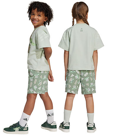 adidas Performance Shorts Set - LK SW MNDO - Lingrn/Cybemt