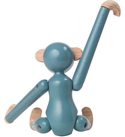 Kay Bojesen Tréfígúra - Api - Mini - Vintage Blátt