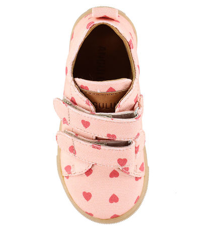 Angulus Sneakers - Canvas - Rosebud Hearts/Tan
