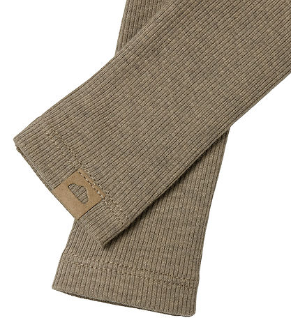 Name It Leggings - NbmDonny - Rib - Elmwood/Melange