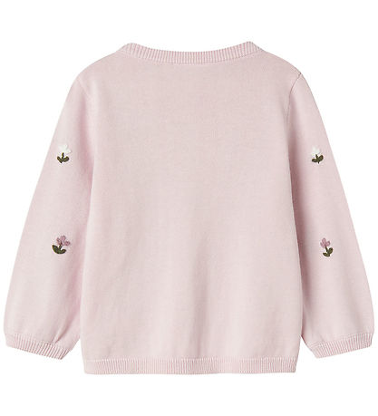 Name It Blússa - Prjónað - NbfFaflow - Light Lilac M. Blóm