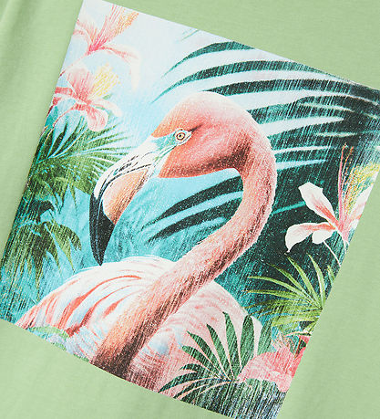Name It Stuttermabolur - NkfVotea - Arcadian Green/Flamingo