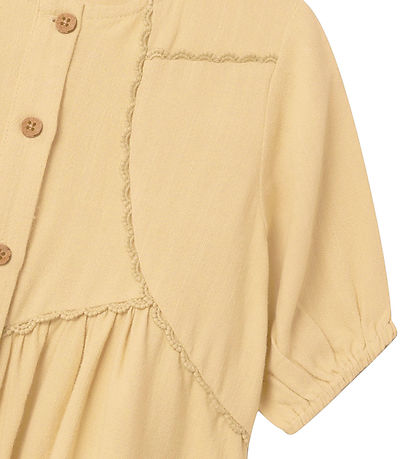 Lil' Atelier Kleid - NmfDamla - Viskose/Leinen - Taos Taupe