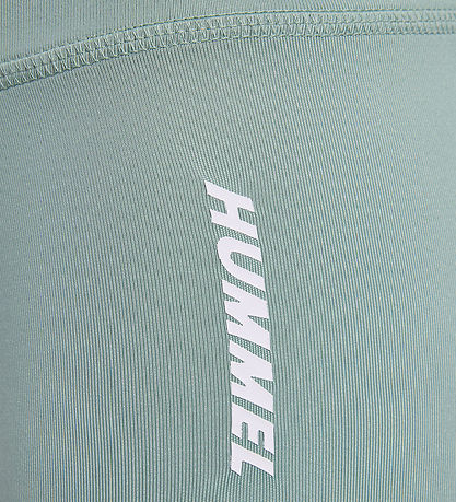Hummel Radlershorts - hmlLuna Strumpfhose - Eisberg Green