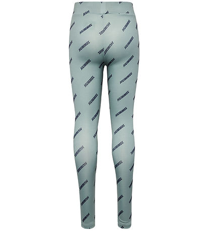 Hummel Leggings - hmlSilje Tights - Iceberg Green