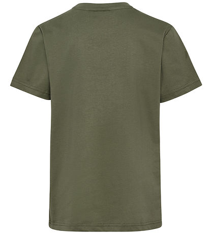 Hummel Stuttermabolur - hmlTres - Olivine