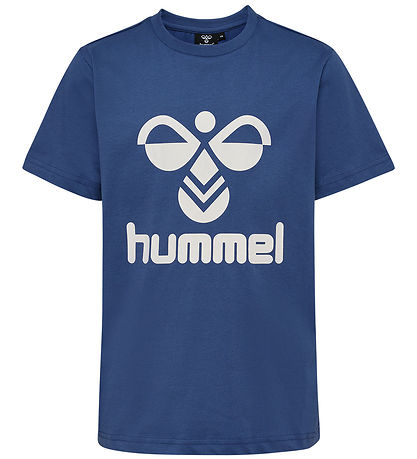 Hummel Stuttermabolur - hmlTres - True Dökkblátt