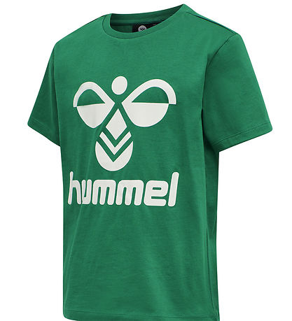 Hummel Stuttermabolur - hmlTres - Pepper Green