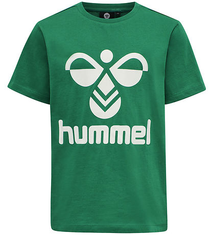 Hummel Stuttermabolur - hmlTres - Pepper Green