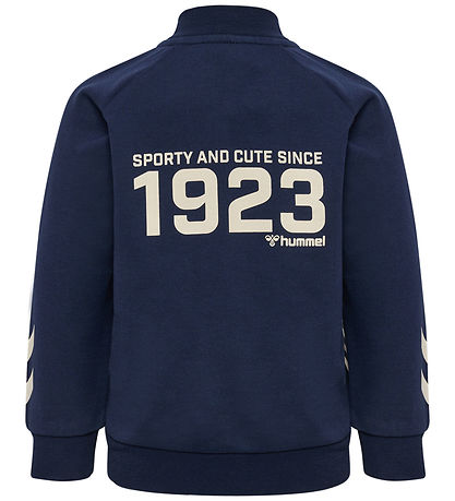 Hummel Cardigan - hml Stripy Zip jakki - Black Iris